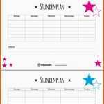 Ideal Stundenplan Zum Ausdrucken Kostenlose Vorlage Miomodo Blog