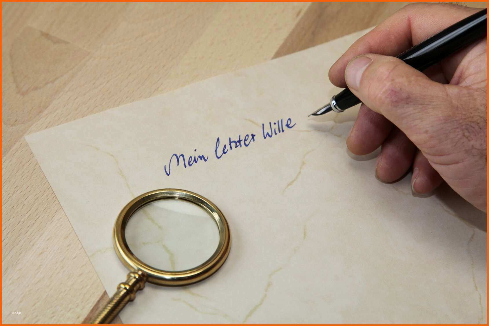Ideal Testament Handschriftlich Vorlage Großartig