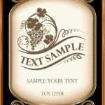 Ideal Wine Bottle Label Template Free Google Search