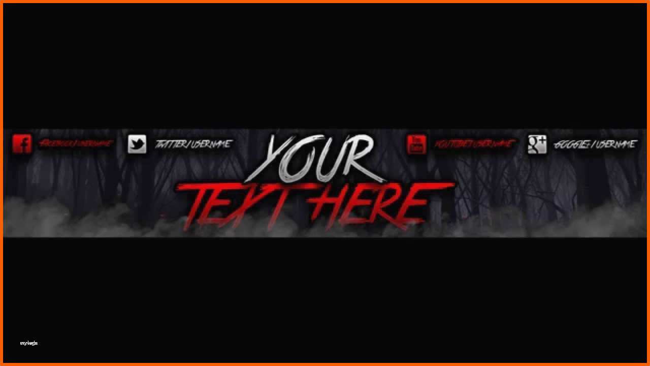 Ideal Youtube Kanal Banner Vorlage Shop Neu Fantastisch
