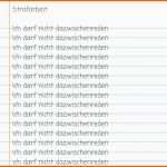 Kreativ 12 Strafarbeit Verhalten Im Unterricht Zum Abschreiben