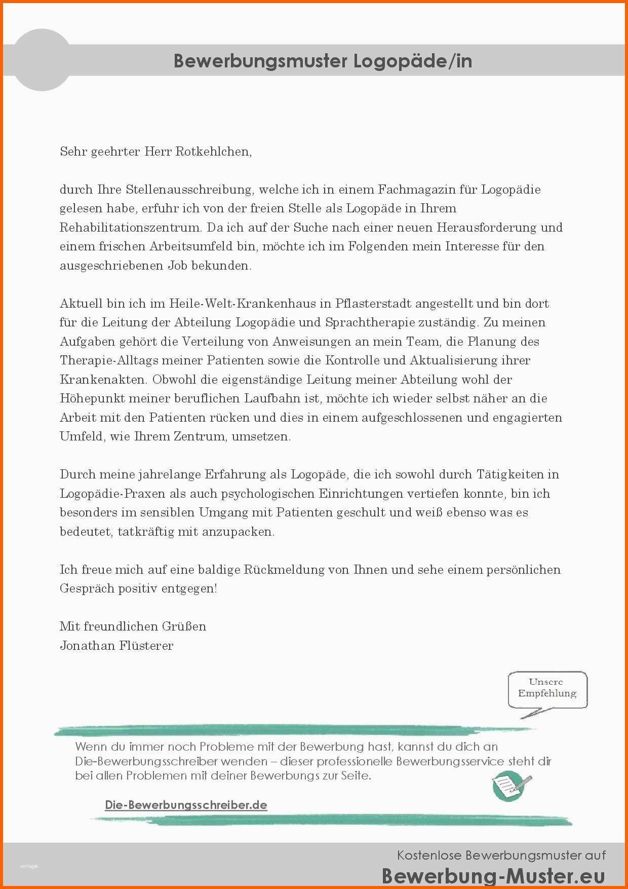Kreativ 13 Bewerbung Reinigungskraft Vorlage Kostenlos