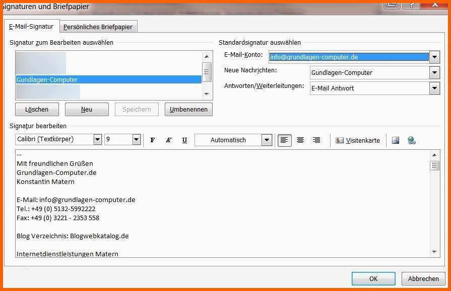 Kreativ 14 Email Signatur Beispiel