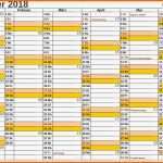 Kreativ 51 Elegant Kalender Vorlage 2018 Bilder