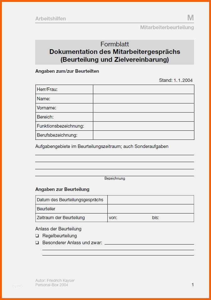 Kreativ 55 Cool Mitarbeitergespräch Fragebogen Vorlage Modelle