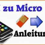 Kreativ Anleitung Sim Karte Zu Micro Sim Karte Zuschneiden