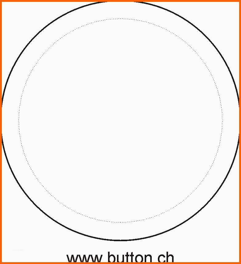Kreativ button Vorlage 59mm Word – Wordde