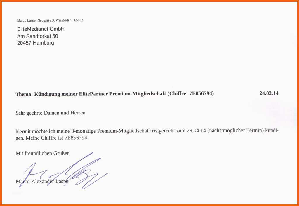 Kreativ formlose K Ndigung Line Broker Consors – Vorlagen 1001
