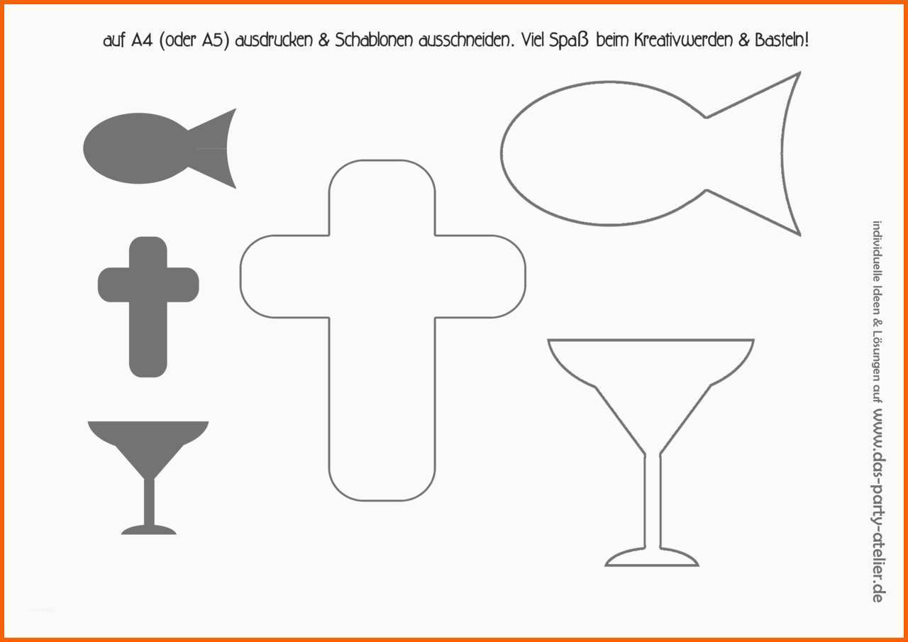 Kreativ Gratis Download Schablonen Kommunion Taufe Konfirmation
