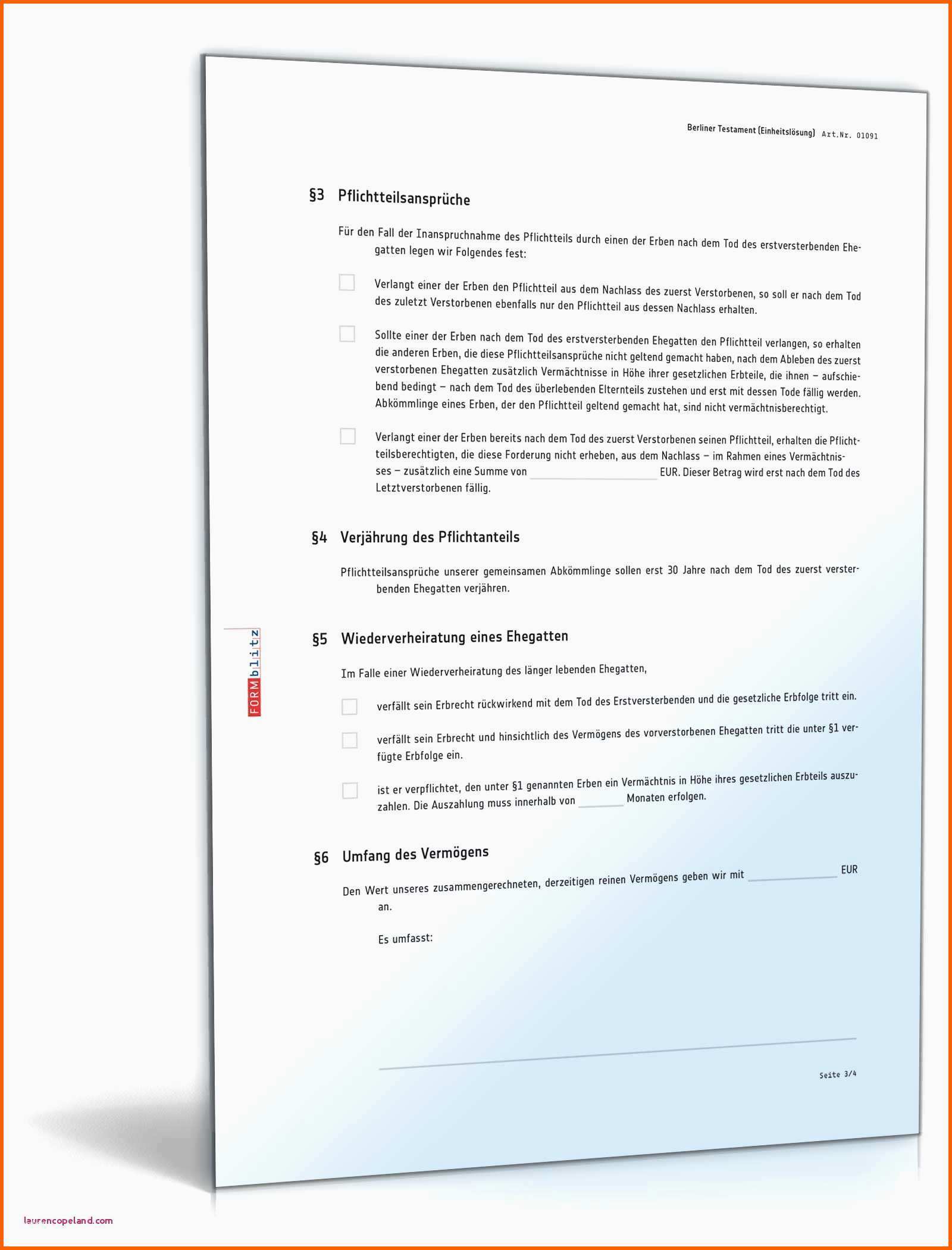 Kreativ Handschriftliches Testament Vorlage Gesellschaft Für
