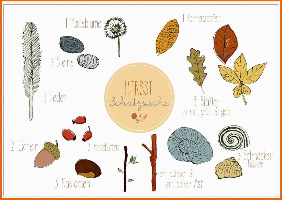 Kreativ Herbstschatzsuche Spielidee Mit Freebie