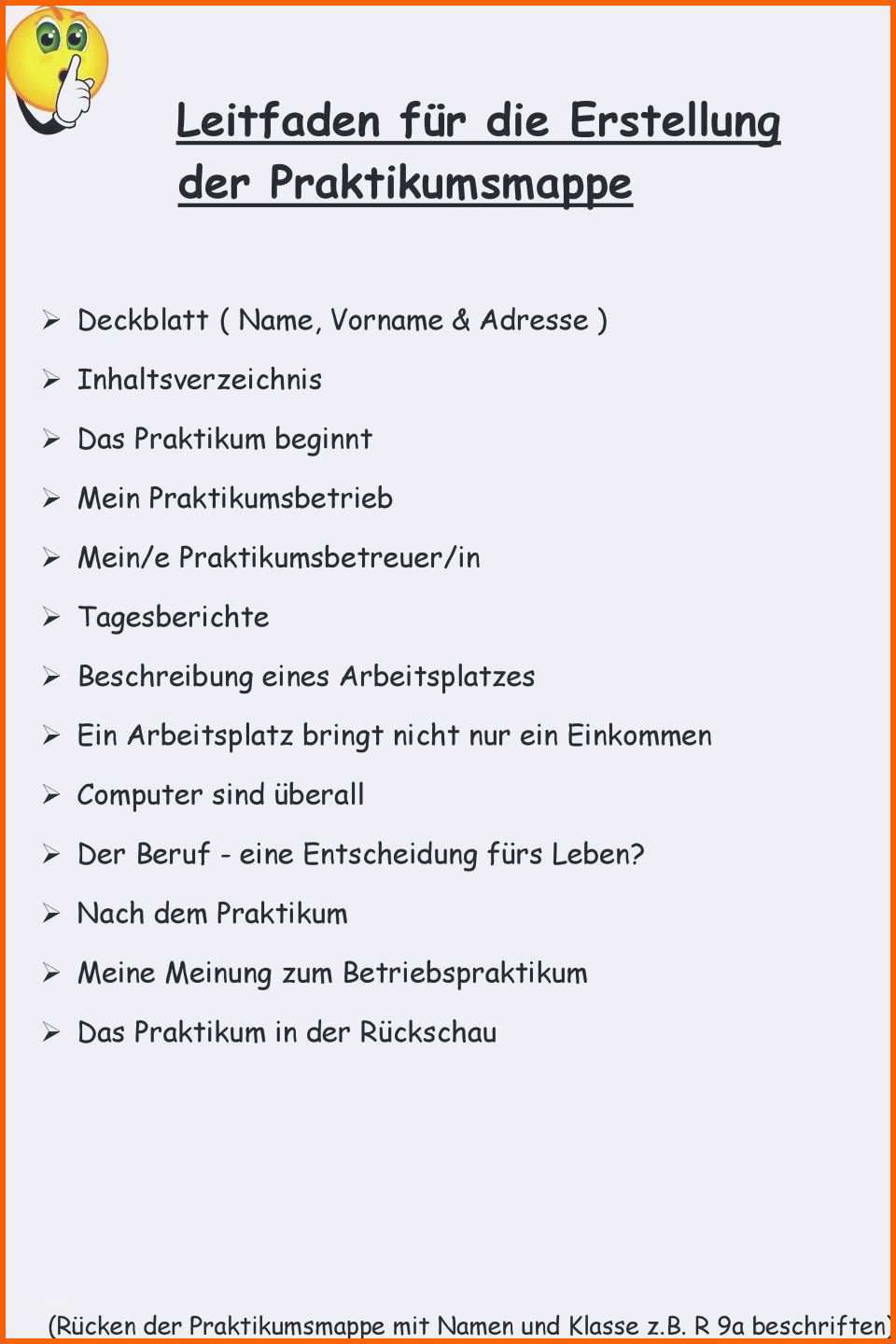 Kreativ Inhaltsverzeichnis Praktikumsbericht Vorlage
