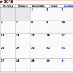Kreativ Kalender Dezember 2016 Als Word Vorlagen