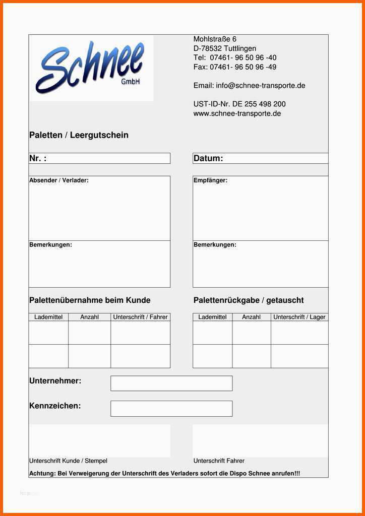 Kreativ Krankmeldung Email Vorlage Süß Palettenschein Vorlage
