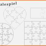 Kreativ Leeres Puzzle Vorlage Gut Blanko Puzzle In Verschiedenen