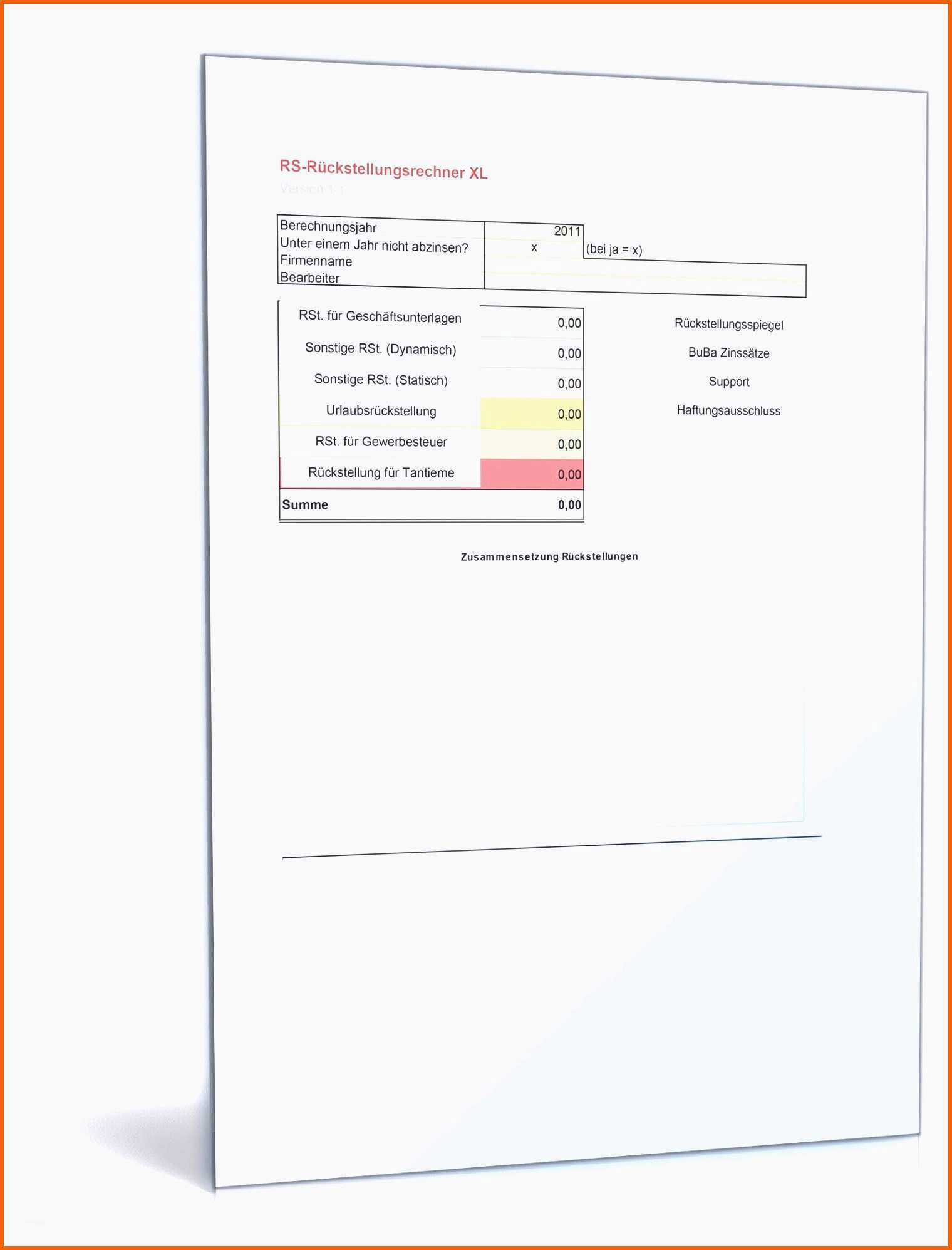 Kreativ Nebenkostenabrechnung Excel Vorlage Download