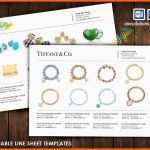 Kreativ Produkt Linie Blatt Großhandel Katalog Vorlage Mini