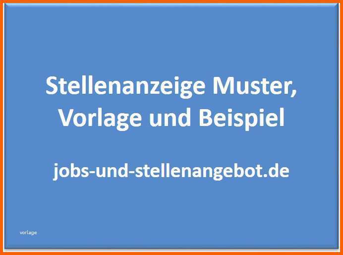 Kreativ Stellenanzeige Putzfrau Vorlage – Kostenlos Vorlagen