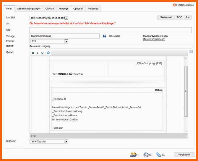 Kreativ Terminbestätigung Online Hilfe On Fice Smart