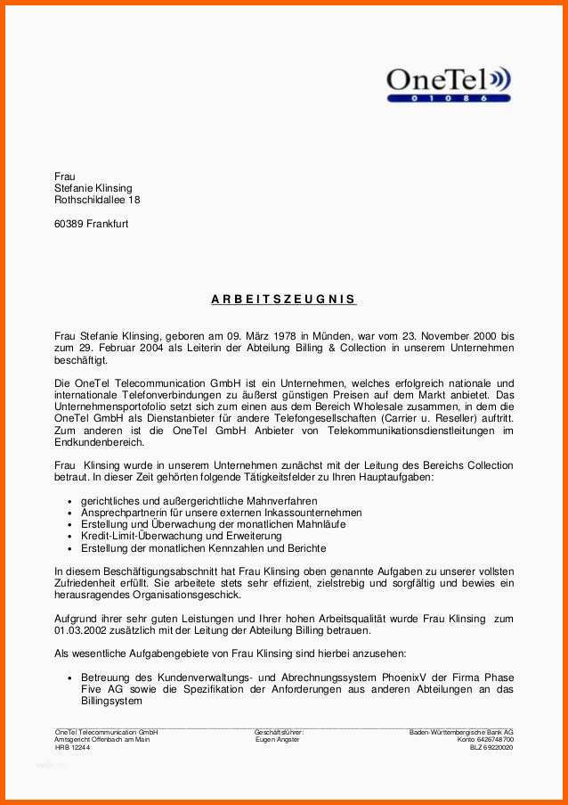 Limitierte Auflage 20 Arbeitszeugnis Vorlage Kostenlos