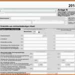 Limitierte Auflage Anlage N Zur Est Erklärung 2014 Pdf Vorlage Download