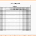 Limitierte Auflage Anwesenheitsliste 2016