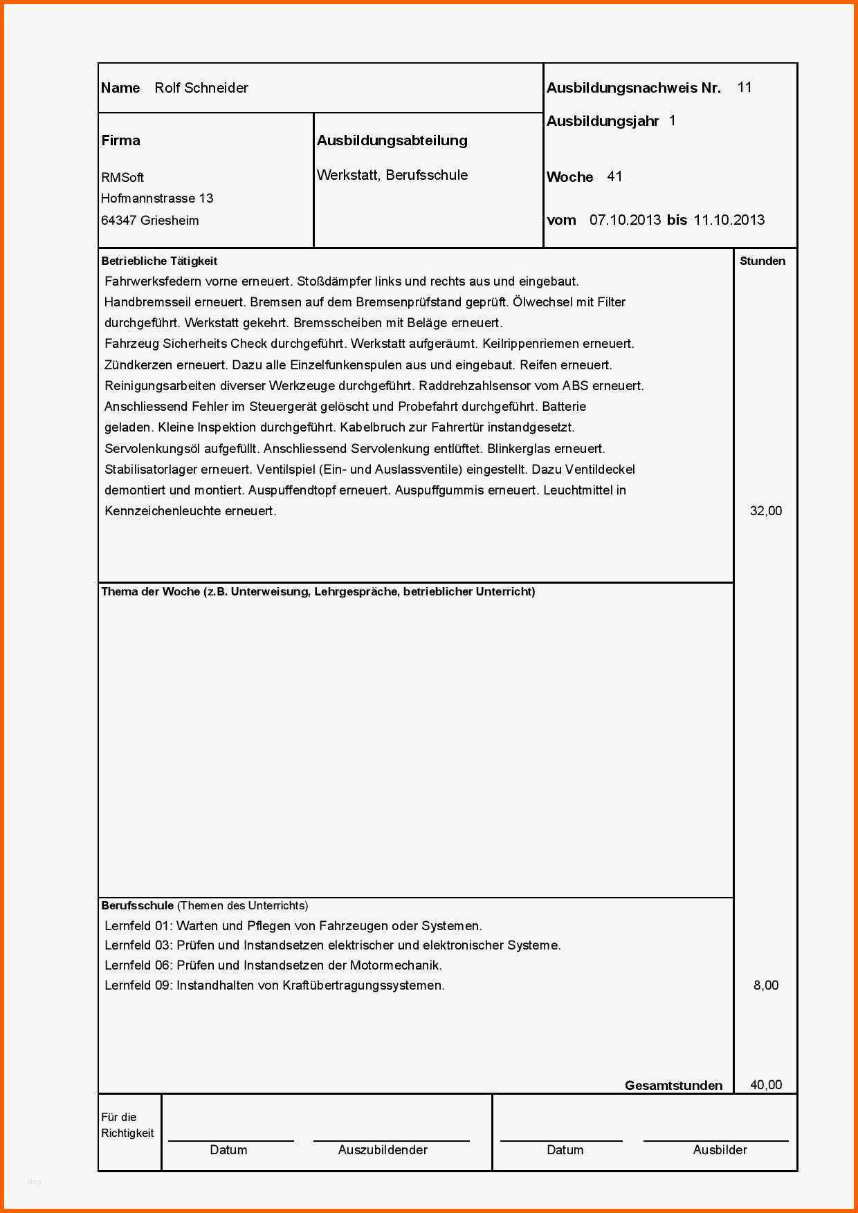 Limitierte Auflage Ausbildungsnachweis Vorlage Elektroniker Für Energie Und