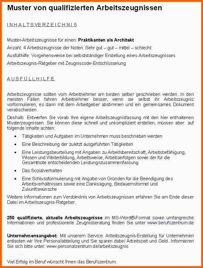 Limitierte Auflage Beurteilung Praktikum Muster Kostenlos Brief Werte Und