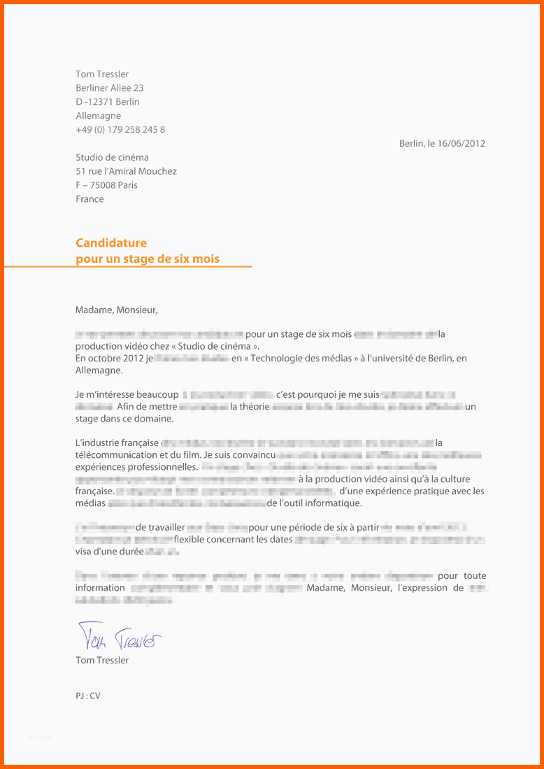 Limitierte Auflage Bewerbung Franzoesisch Muster