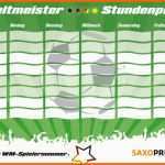 Limitierte Auflage Dein Trendiger Stundenplan Zum Ausdrucken Saxoprint