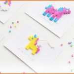 Limitierte Auflage Diy Einhorn Einladung Mit Bügelperlen Fräulein K Sagt