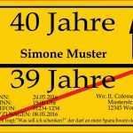 Limitierte Auflage Einladung Geburtstag Einladung Zum 40 Geburtstag