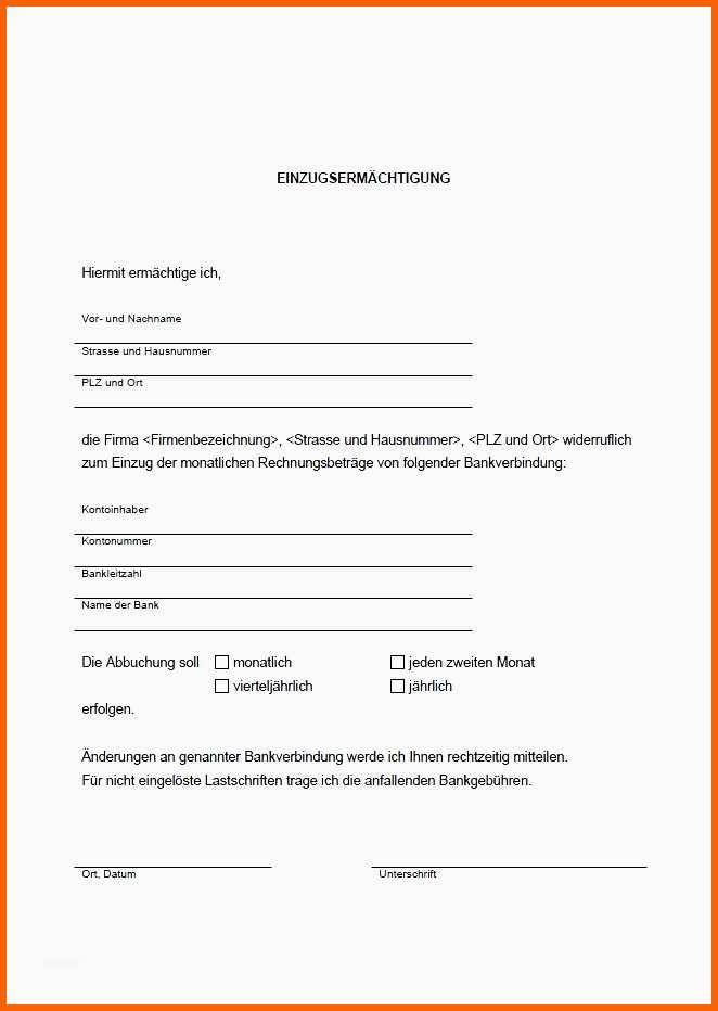 einzugsermachtigung widerrufen vorlage
