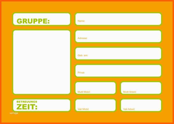 Limitierte Auflage Kinderausweis orange