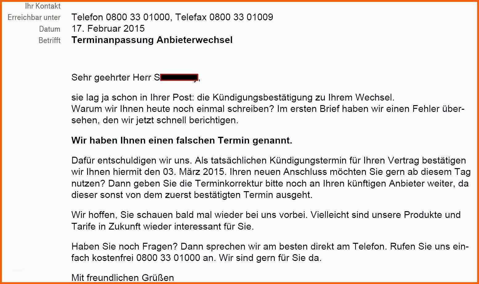 Limitierte Auflage Kündigungsschreiben Telekom Vorlage 17 Telefon Kundigung