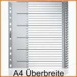 Limitierte Auflage Leitz 1281 00 00 Register Kunststoff 1 31 A4 Überbreite