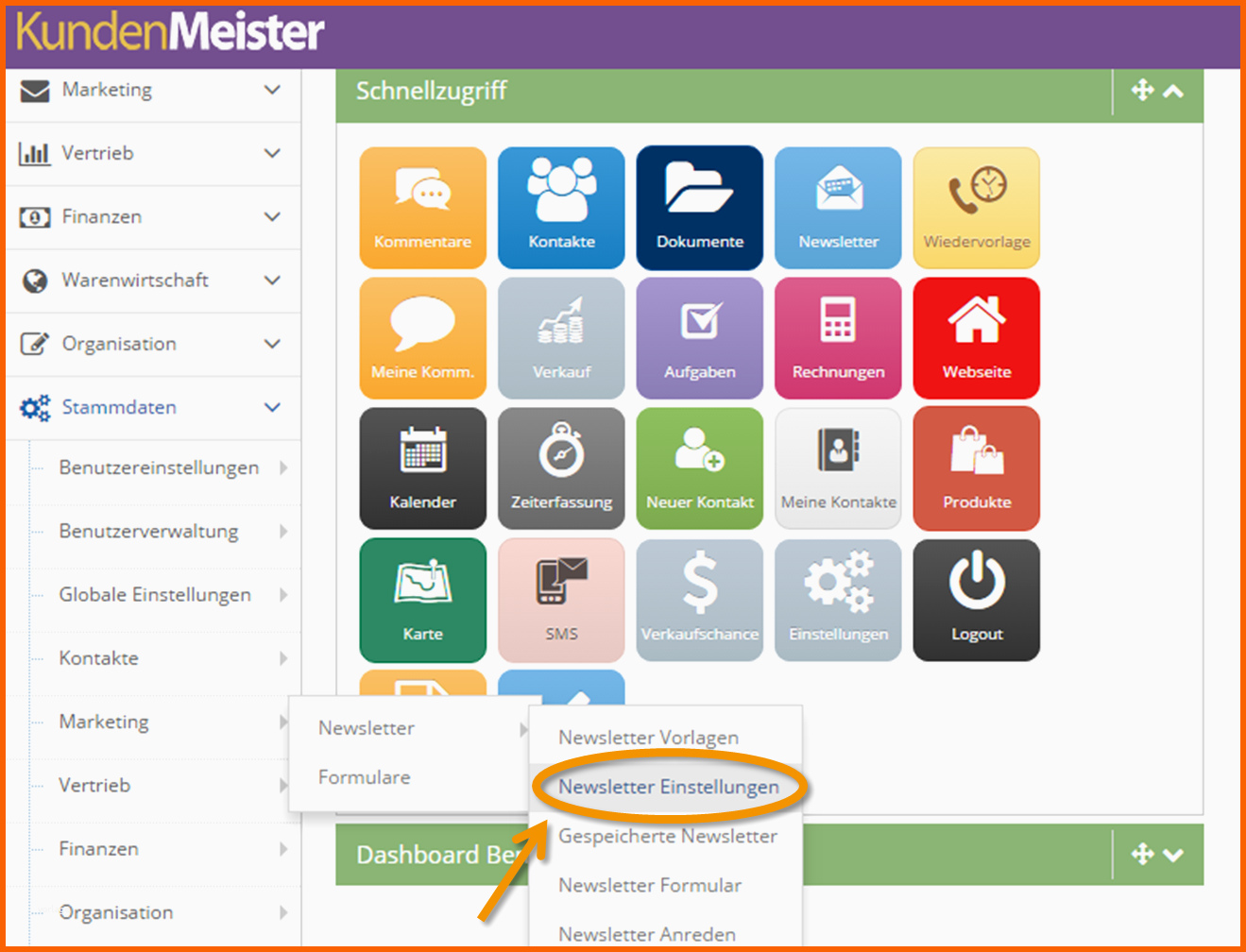 Limitierte Auflage Newsletter Einstellungen
