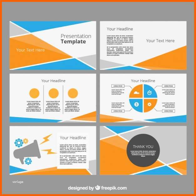 Limitierte Auflage Powerpoint Vorlage Mit Abstrakten formen