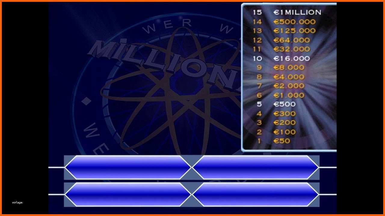 Limitierte Auflage Quiz Vorlage Powerpoint Wer Wird Millionar Start 1 Youtube