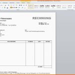 Limitierte Auflage Rechnungsvorlage Word Download