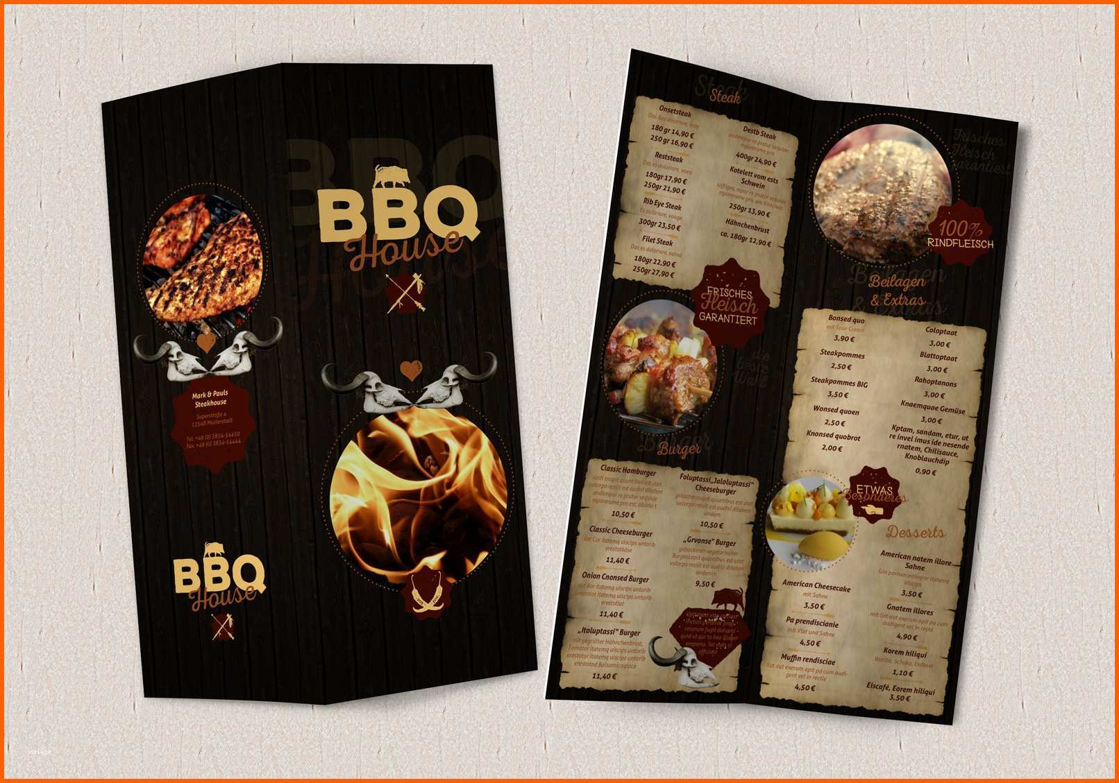 Limitierte Auflage Speisekarten Vorlagen Für Designer Und Gastronomen Indesign