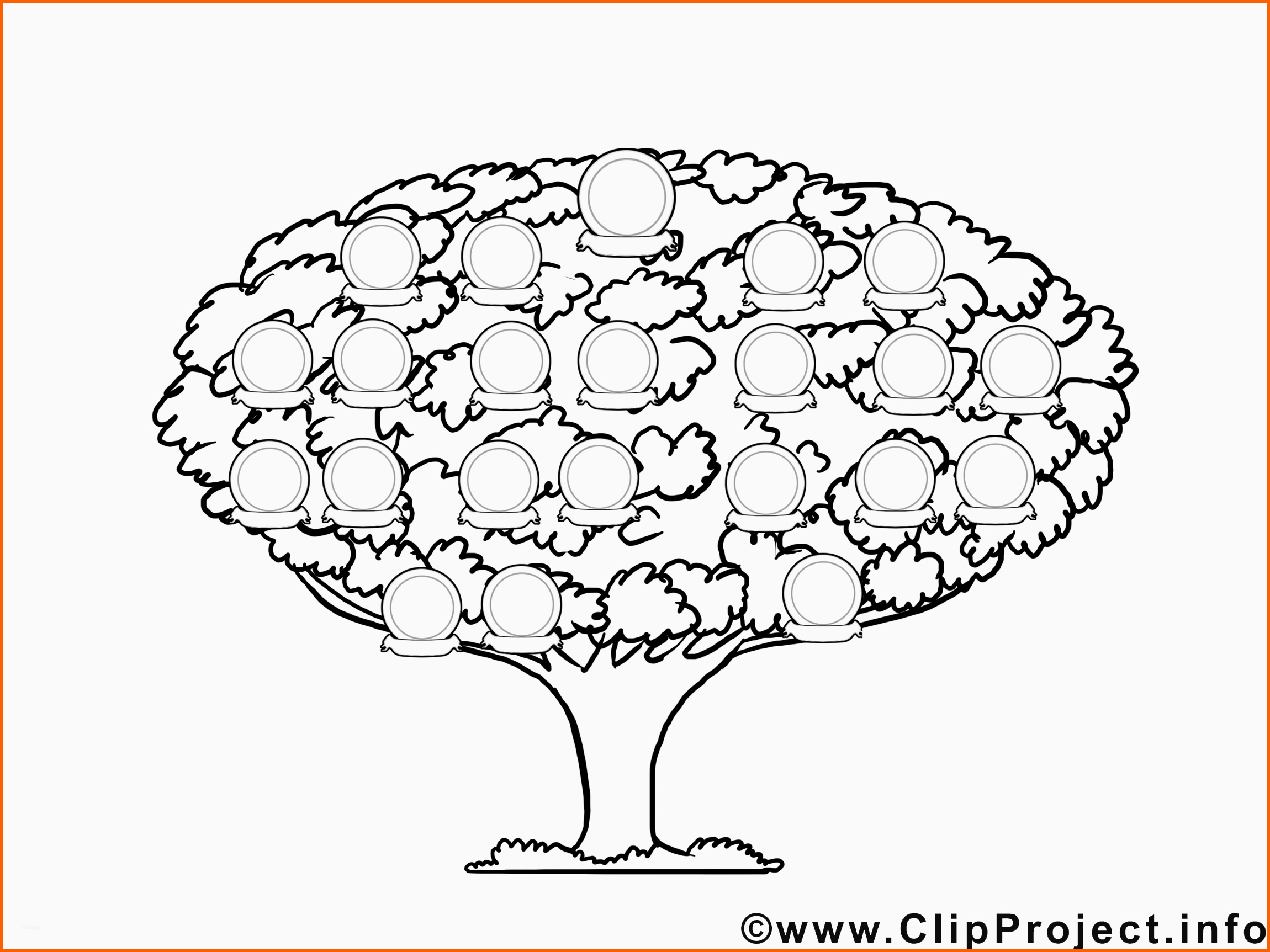 Limitierte Auflage Stamm Baum Bild Vorlage Zum Drucken