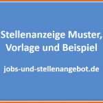 Limitierte Auflage Stellenanzeige Muster Vorlage Beispiel Stellenangebote