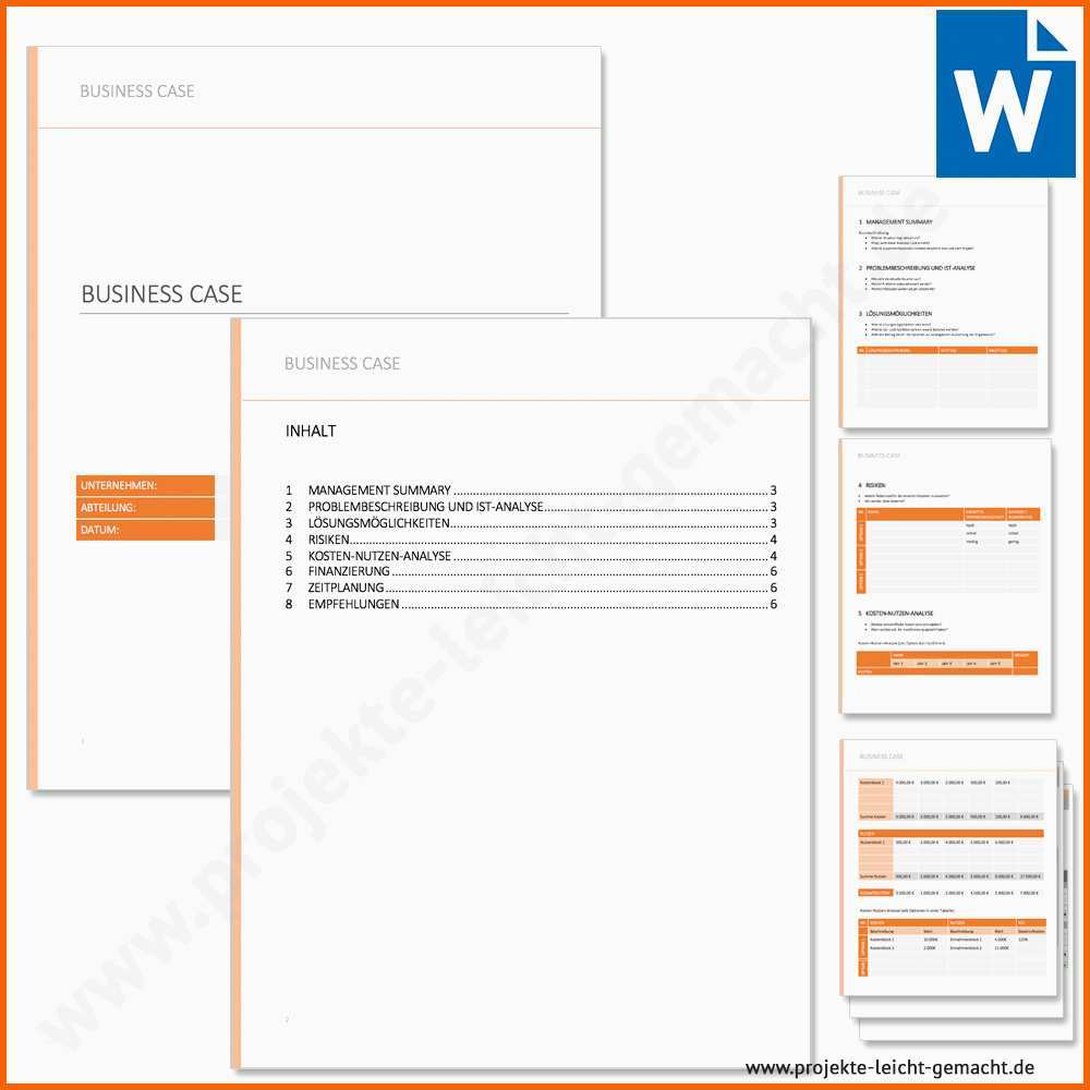 Limitierte Auflage Vorlage Business Case