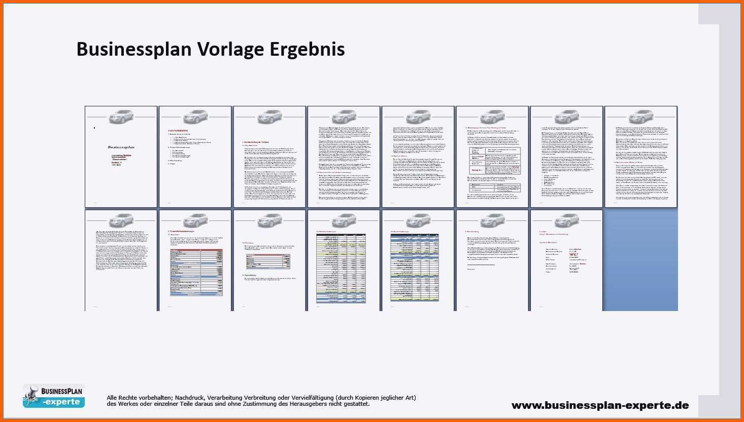 Modisch 11 Businessplan Vorlage