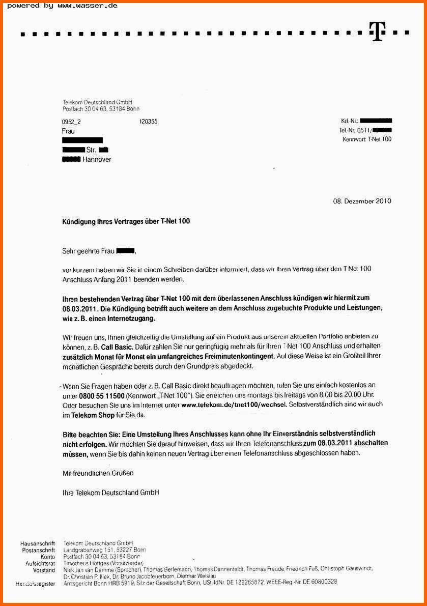 Modisch 16 Kündigung Handyvertrag Telekom