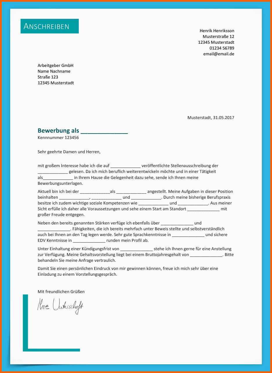 Modisch 18 Vorlage Word Anschreiben