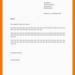 Modisch 9 Musterbrief Brief Vorlage