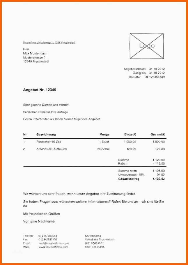Modisch Auftragsbestätigung Vorlage Pdf Beispiel