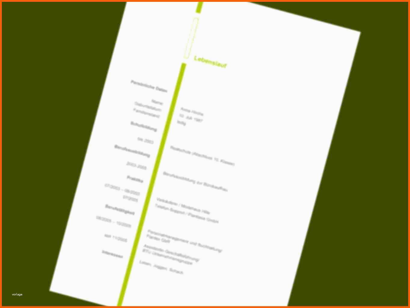 Modisch Bewerbung Layout Lebenslauf Beispiel
